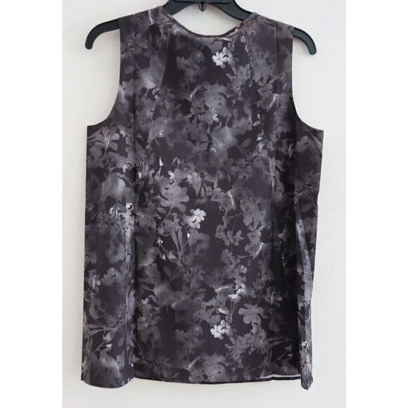 Athleta 798902002 Women's Sz S Lumen Floral Black Zephyr Refined Tank Top - Picture 2 of 9